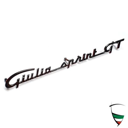 scritta "Giulia Sprint GT"