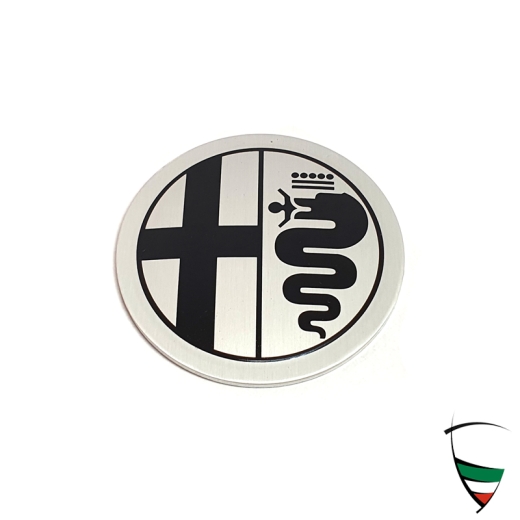 EMBLEM FOR ALUMINIUM WHEEL SILVER 48 mm