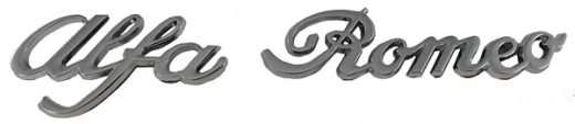 ALFA ROMEO SCRIPT 147x30mm CHROME SELF-ADHESIVE 147 156 159 166 GIULIETTA GIULIA MITO STELVIO ALFA ROMEO SCRIPT 147x30mm CHROME SELF-ADHESIVE 147 156 159 166 GIULIETTA GIULIA MITO STELVIO