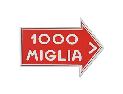STICKER "MILLE MIGLIA" small