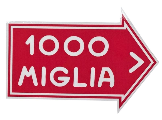 adesivo Mille Miglia (modelo grande)