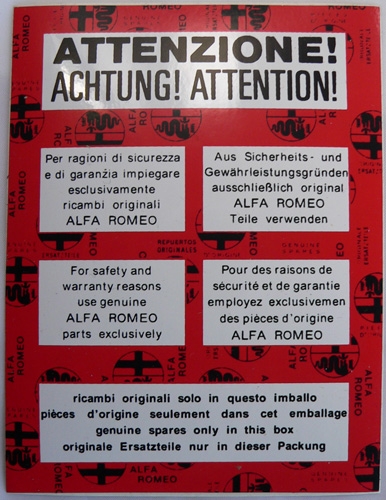 autocollant garantie