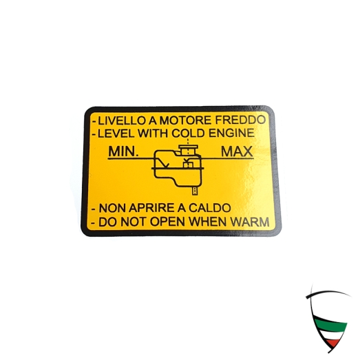 Aufkleber "Ausgleichsbehälter"