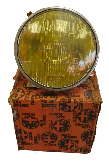 Fernscheinwerfer gelb re/li Alfasud Sprint 1.Serie (76-79) orig. SIEM Fernscheinwerfer gelb re/li Alfasud Sprint 1.Serie (76-79) orig. SIEM