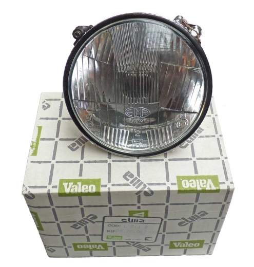 Außenscheinwerfer Alfetta Berlina rechts, Alfetta GT ohne Standlicht original ELMA 75.20.012.00 Außenscheinwerfer Alfetta Berlina rechts, Alfetta GT ohne Standlicht original ELMA 75.20.012.00