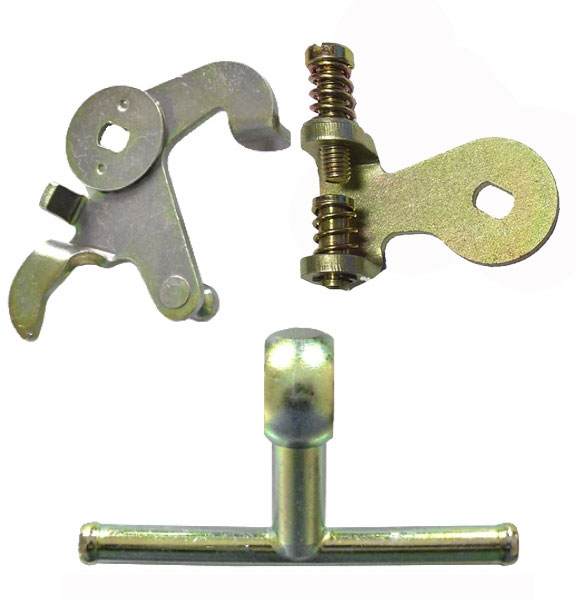 Satz Verbindungshebel und Benzinanschluss für 45mm WEBER Vergaser