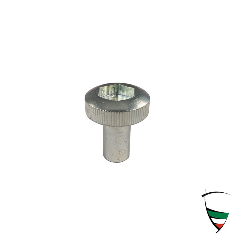 CAM COVER SCREW, WHITE ZINC COATED FOR ALLEN KEY FOR 2600/101/105