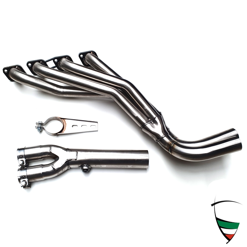 STAINLESS STEEL HEADER 40mm 1750-2000 STANDING AND HANGING PEDALS