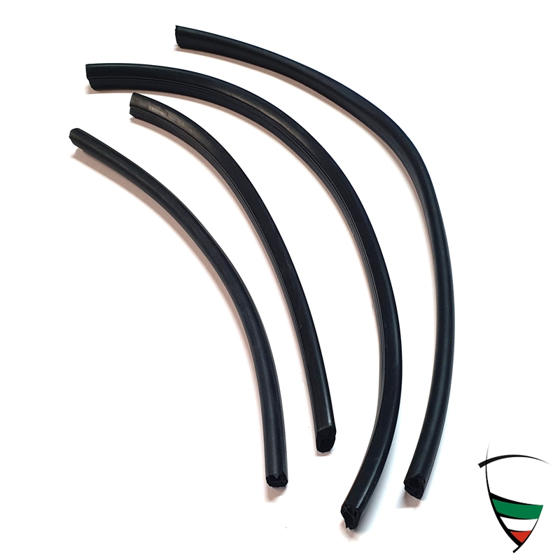 RUBBER PROFILE KIT RADIATOR FRAME 2. SERIES SPIDER,GTJ,GTV 4 PIECES (2x32cm/2x51cm)