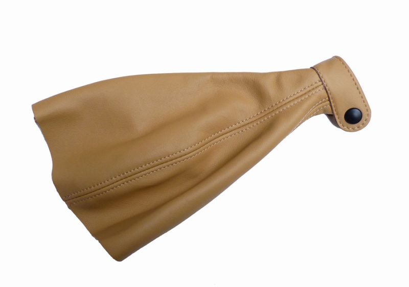 Soufflet levier vitesses, Cuir beige 90-93