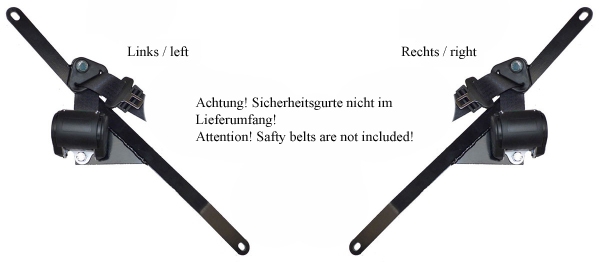 ATTACHMENT SET F. SAFETY BELTS SPIDER (RETROFIT) STARTING FROM 1970