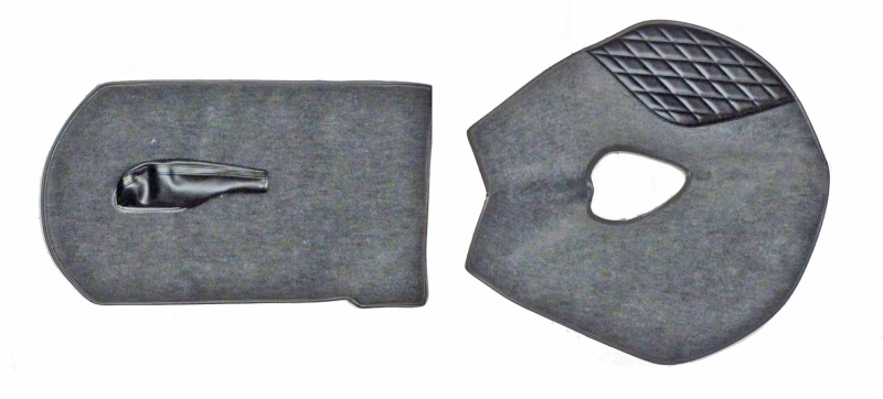 Getriebe-Kardanwellenabdeckung Spider 66-69 (Teppich grau) mit Handbremsstockabdeckung