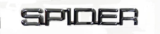 Schriftzug Spider Modell 1990-93, selbstklebend