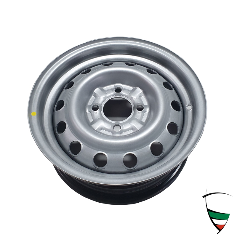 Llanta de acero según diseño original, para tapacubos grande, 5,5x14, desplazamiente 24, no apta para Giulia