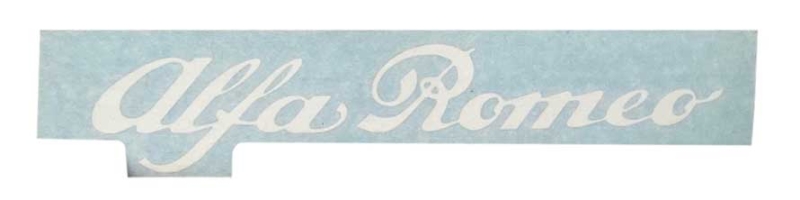 Aufkleber Alfa Romeo 40x180mm weiß