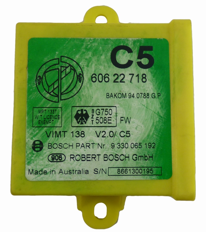 Elek. Steuergerät für Zündschalter AR145/6 (94-99) AR155 (96-97) AR164 (92-97) Spider/GTV 916 (89-06