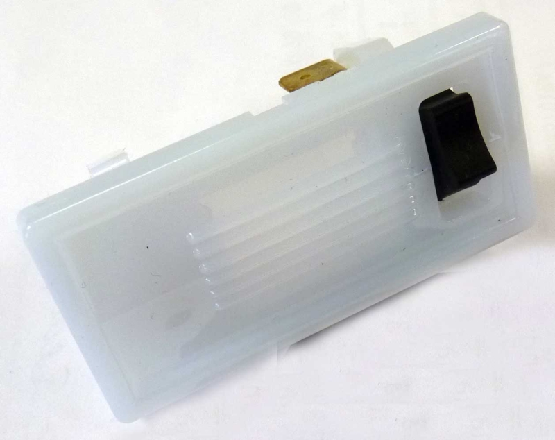 INTERIOR LAMP ALFETTA GTV (116) 2. SERIES MILK GLASS WITH SWITCH