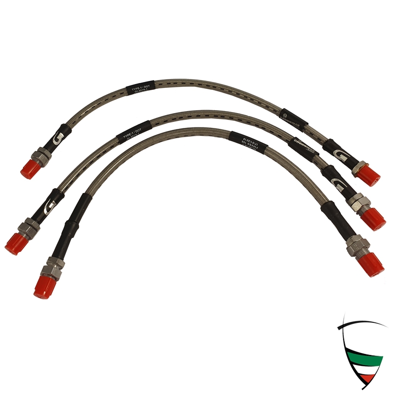 Bremsleitungen Stahlflex 105 mit ABE, Satz