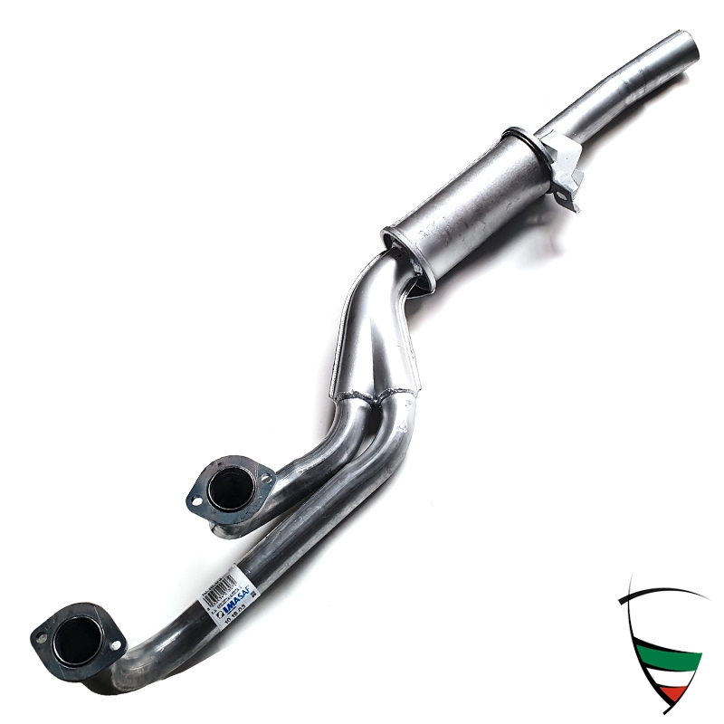 FRONT SILENCER ALFETTA,GIULIETTA 2. SERIE 79-85 1.8/2.0 75/90 1.8/2.0 85-88