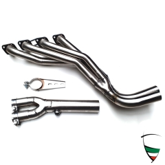 STAINLESS STEEL HEADER 40mm 1750-2000 STANDING AND HANGING PEDALS