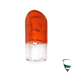 tulipa intermitente del. izq., scalino, naranja-blanco