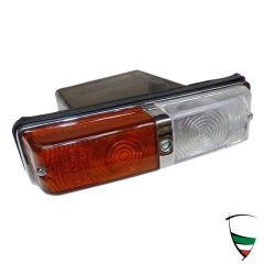 lampeggiante Altissimo destro con inserto cromato 63-74 arancione/bianco