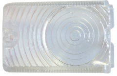 vetro luce di posizione bianco Giulia 63-74 63-74 Carello (anima cromata)