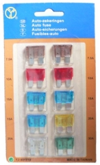 Flachstecksicherungen groß, Blister 2x7.5A 2x10A 3x15A 1x20A 1x25A 1x30A