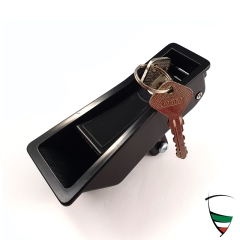 manecilla capo mateletero, Spider, Bertone para trampilla gas. Spider con cerradura y llaves