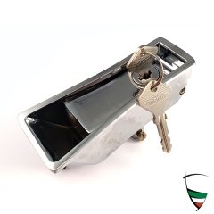 Öffner für Heckklappe Metall verchromt,Spider/GT diverse ital. Modelle