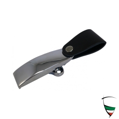 Manette fermeture capote chromé avec languette.version courte