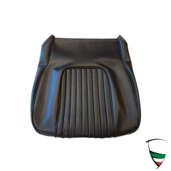 ONLY BASE SEAT, WITHOUT BACK! BLACK IMITAION LEATHER(SKAY),LONGITUDINAL SEAM, SPIDER 66-77