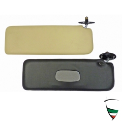PAIR OF SUNVISORS GT BERTONE BLACK/TAN WITH HOLDERS