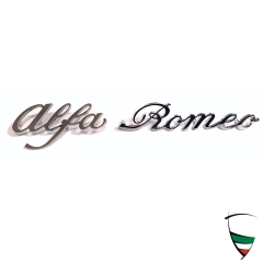 Schriftzug Alfa Romeo 2-teilig Giulia Super bis 1972, Spider 1966-69
