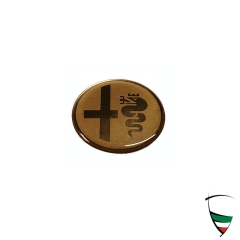 Alfa Romeo Emblem für Lenkrad Spider, Giulia, GT (Gold) 40mm Dm