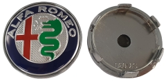 Felgenemblem Alfa Romeo silber/farbig 60mm 1 Stück