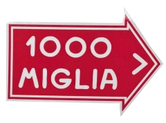 Mille Miglia Aufkleber groß ca. 150 mm