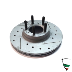 FRONT SPORT BRAKE DISK GTV 6, 75 T- SPARK/2.5/3.0 SLOTTED AND PERFORATED