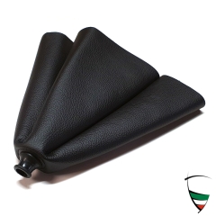 Soufflet levier vitesse Alfetta GTV6, Alfa Romeo "sei", cuir noir